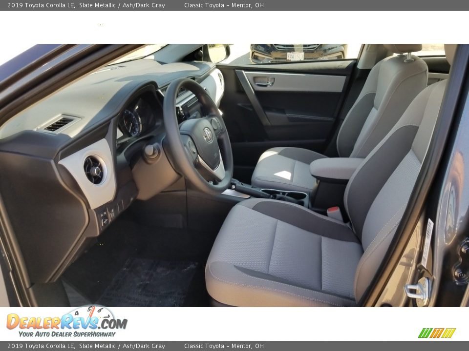 2019 Toyota Corolla LE Slate Metallic / Ash/Dark Gray Photo #3