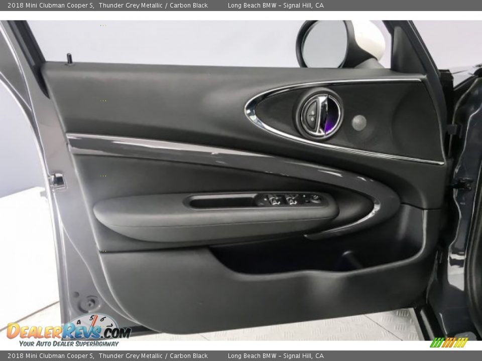 2018 Mini Clubman Cooper S Thunder Grey Metallic / Carbon Black Photo #23