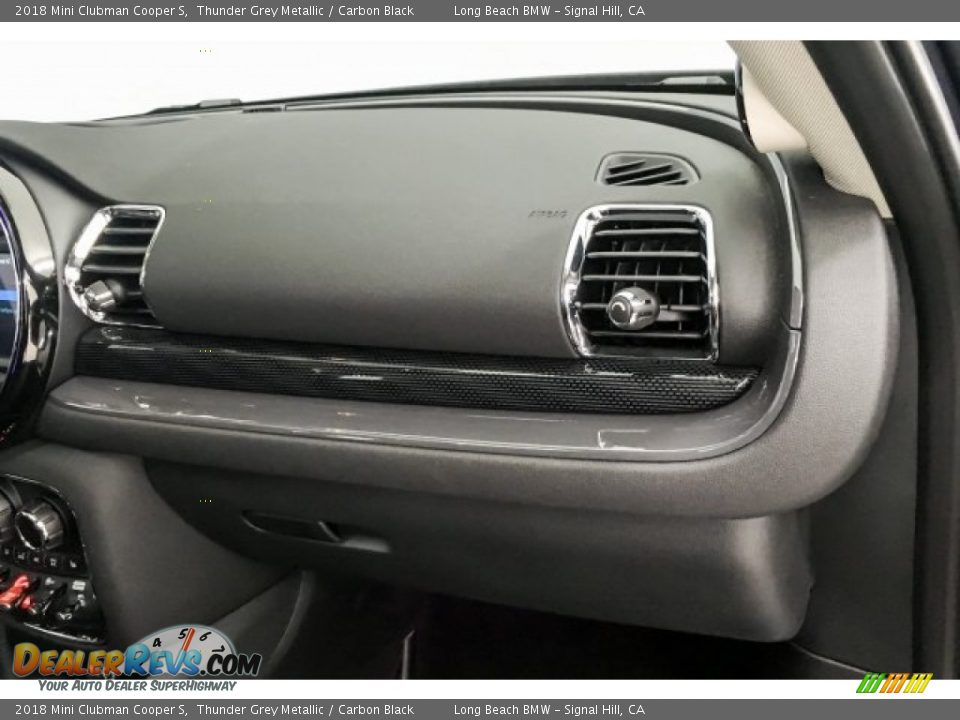 2018 Mini Clubman Cooper S Thunder Grey Metallic / Carbon Black Photo #24
