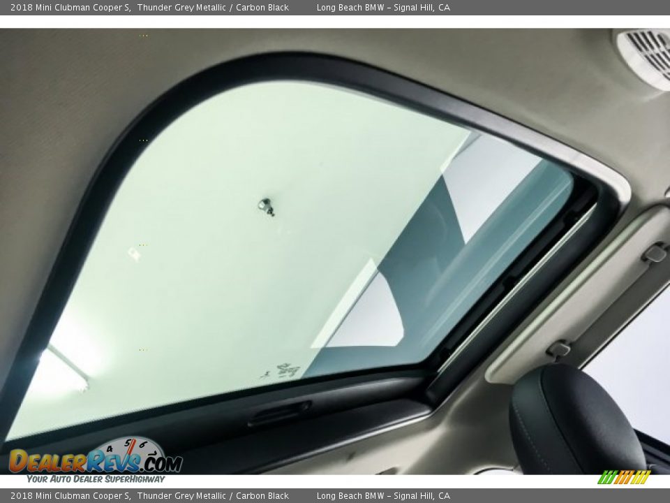 2018 Mini Clubman Cooper S Thunder Grey Metallic / Carbon Black Photo #26