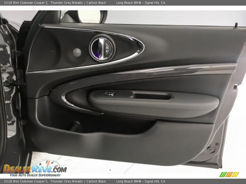 2018 Mini Clubman Cooper S Thunder Grey Metallic / Carbon Black Photo #27