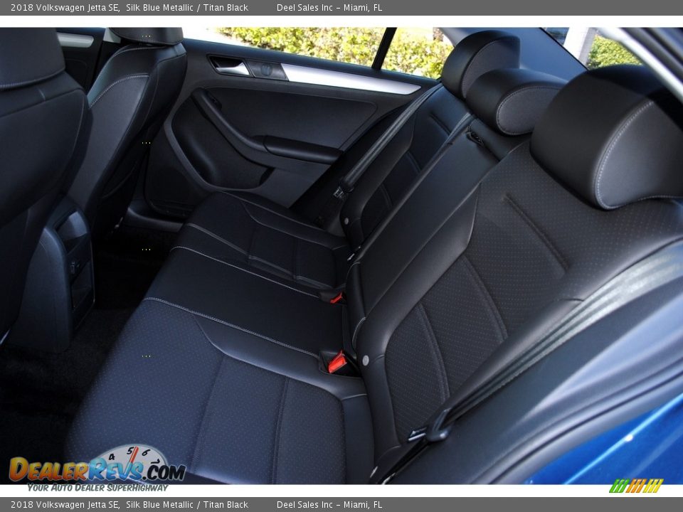 2018 Volkswagen Jetta SE Silk Blue Metallic / Titan Black Photo #12