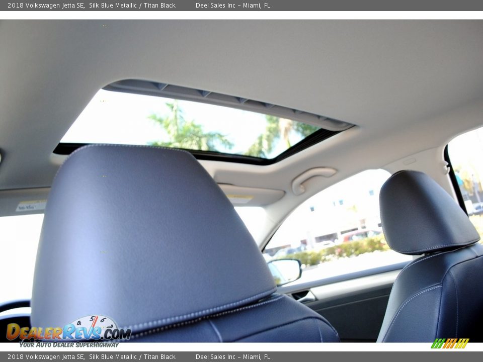 2018 Volkswagen Jetta SE Silk Blue Metallic / Titan Black Photo #14