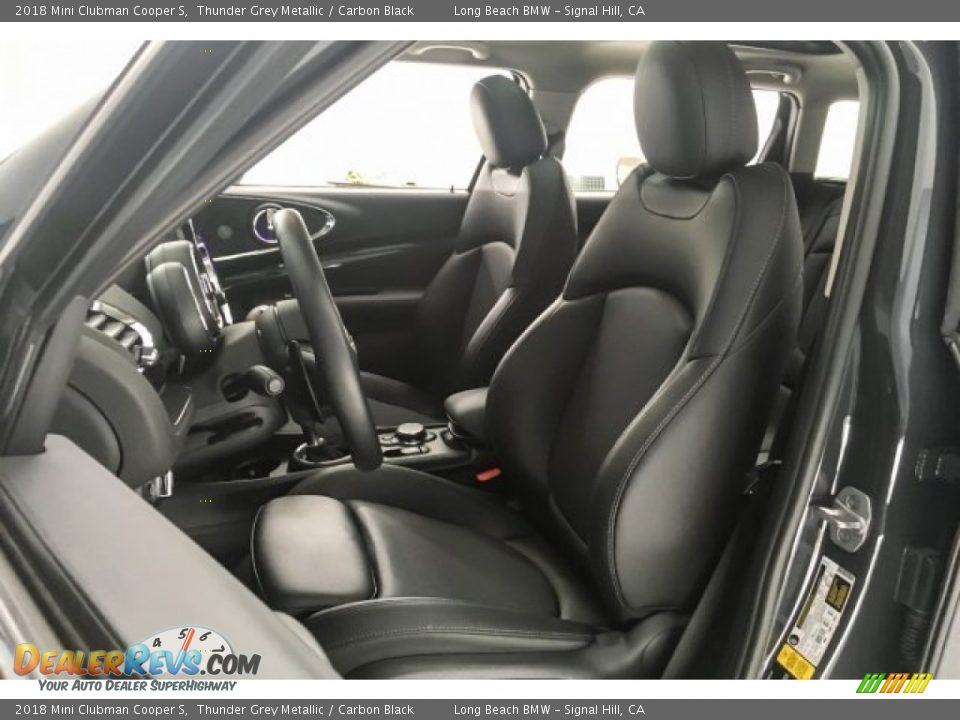 2018 Mini Clubman Cooper S Thunder Grey Metallic / Carbon Black Photo #33