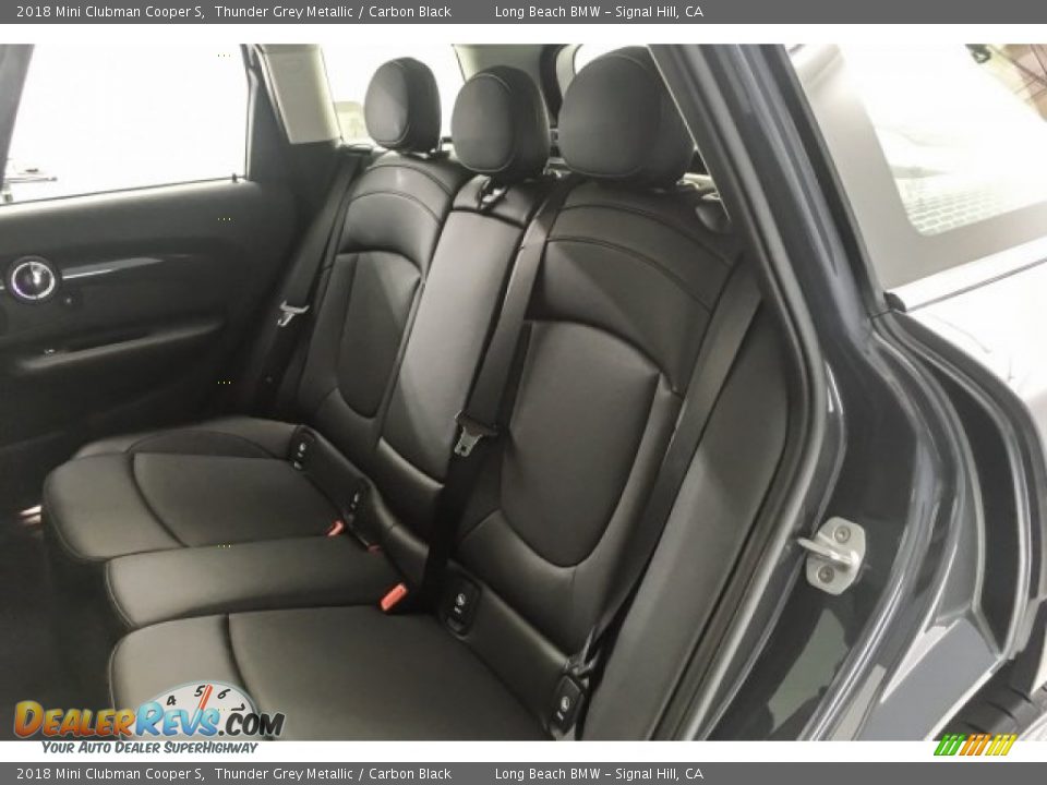 2018 Mini Clubman Cooper S Thunder Grey Metallic / Carbon Black Photo #34