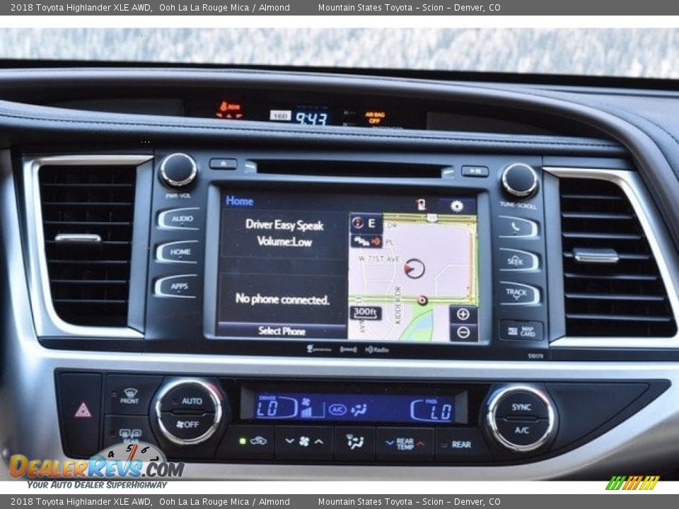 2018 Toyota Highlander XLE AWD Ooh La La Rouge Mica / Almond Photo #10