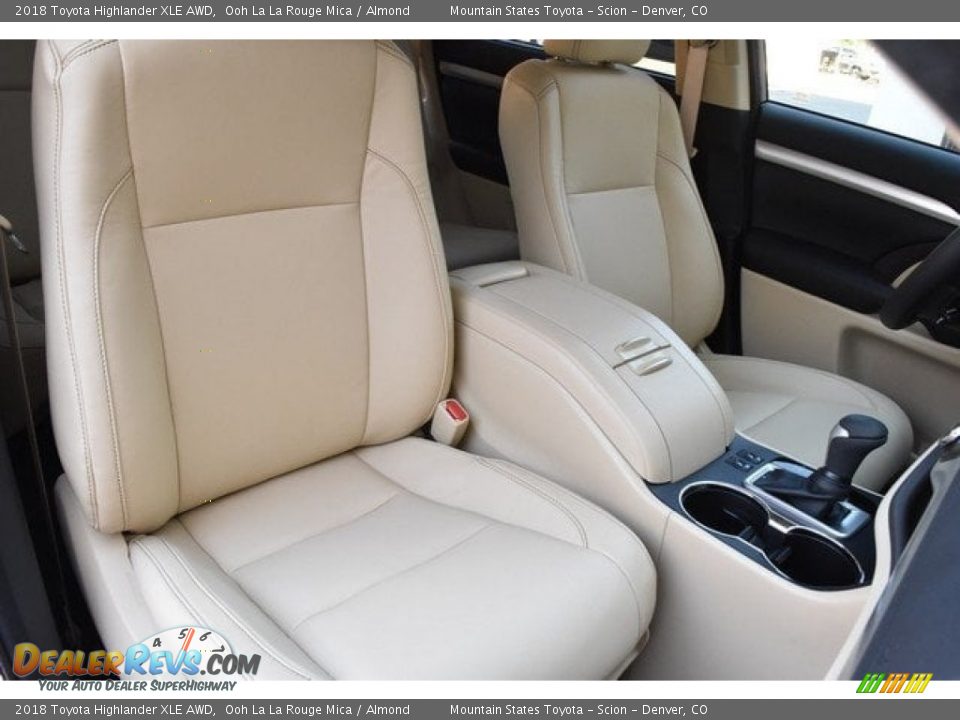 2018 Toyota Highlander XLE AWD Ooh La La Rouge Mica / Almond Photo #13