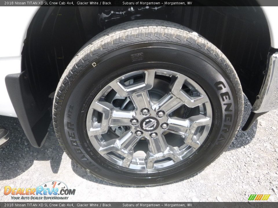 2018 Nissan TITAN XD SL Crew Cab 4x4 Glacier White / Black Photo #2