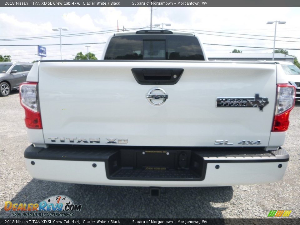 2018 Nissan TITAN XD SL Crew Cab 4x4 Glacier White / Black Photo #5