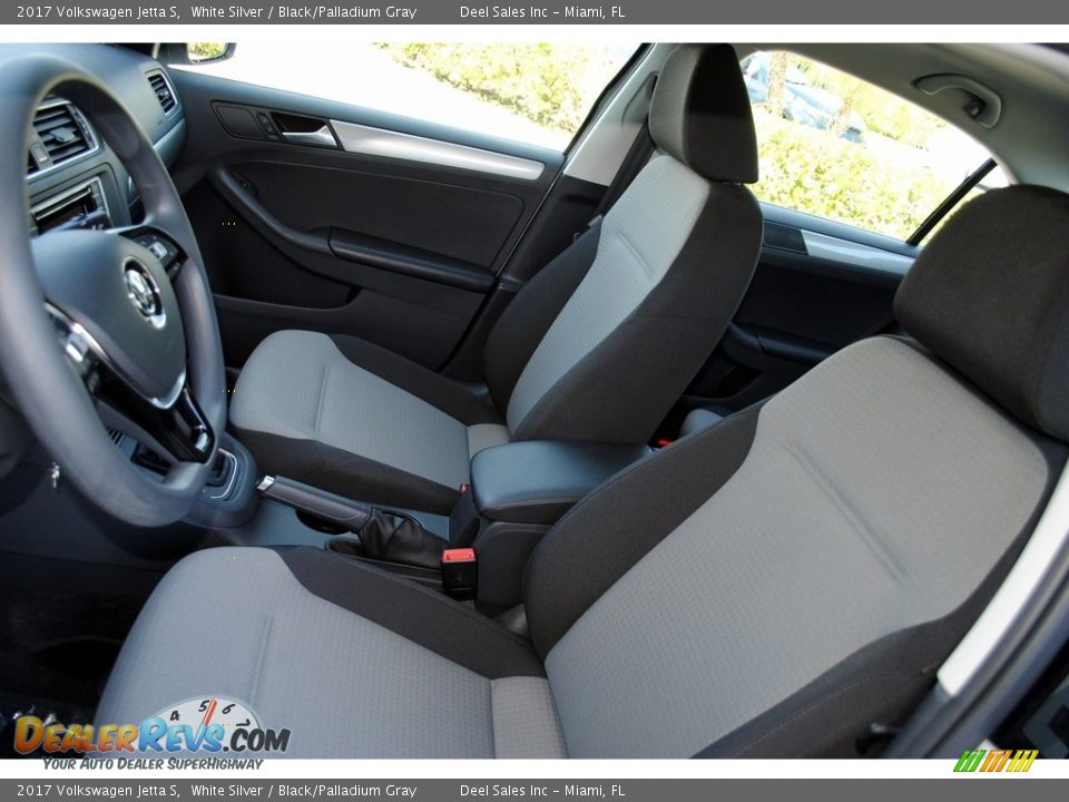 2017 Volkswagen Jetta S White Silver / Black/Palladium Gray Photo #13
