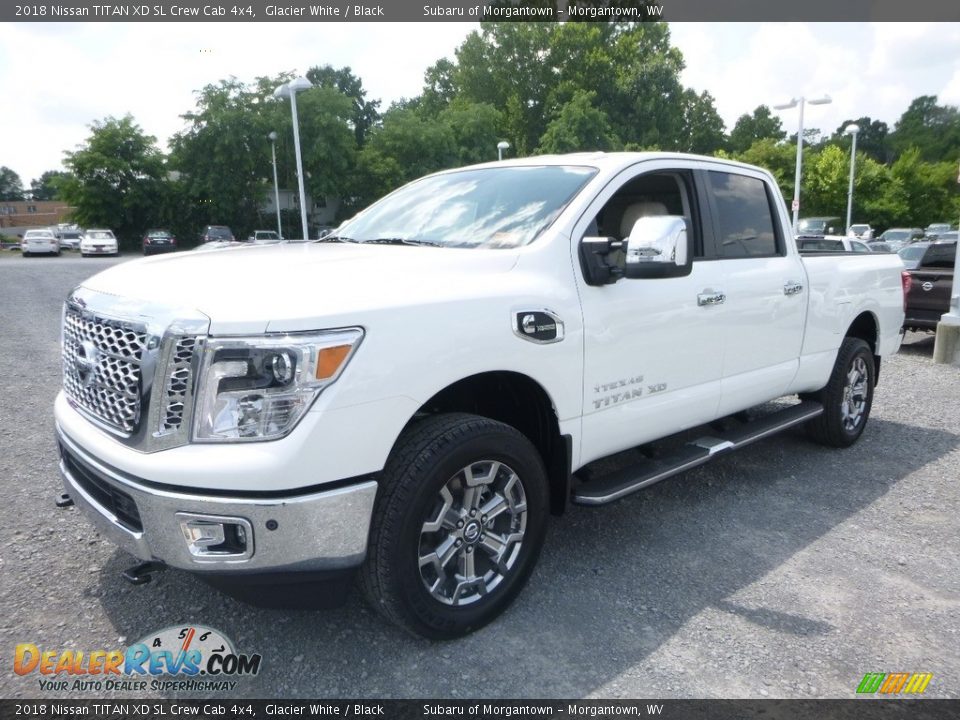 Glacier White 2018 Nissan TITAN XD SL Crew Cab 4x4 Photo #8