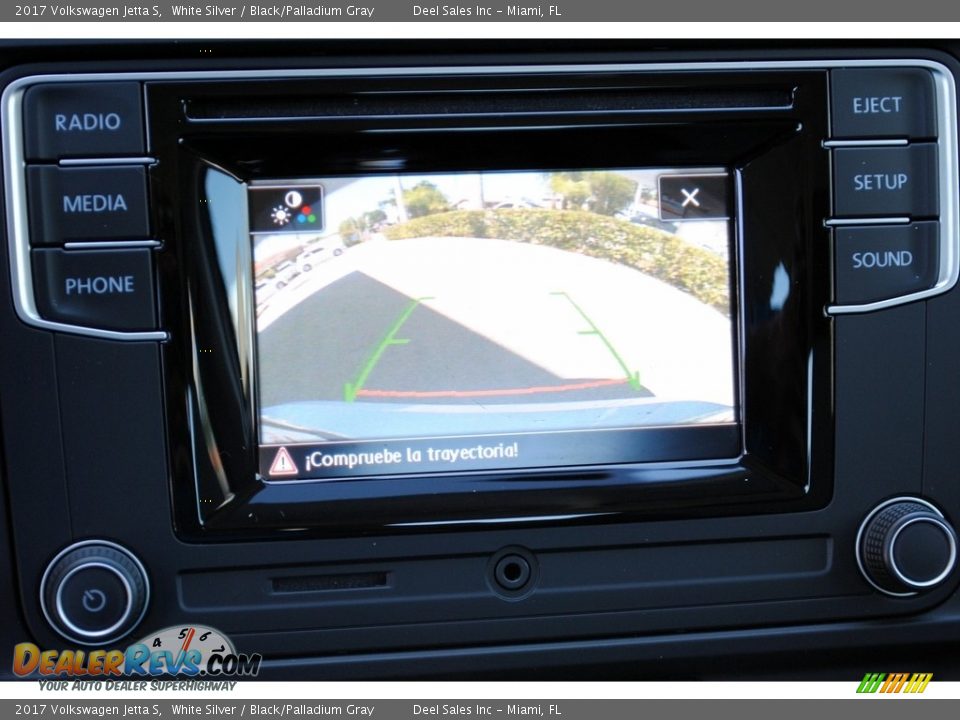 2017 Volkswagen Jetta S White Silver / Black/Palladium Gray Photo #16