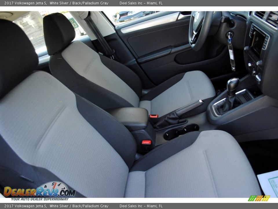 2017 Volkswagen Jetta S White Silver / Black/Palladium Gray Photo #18