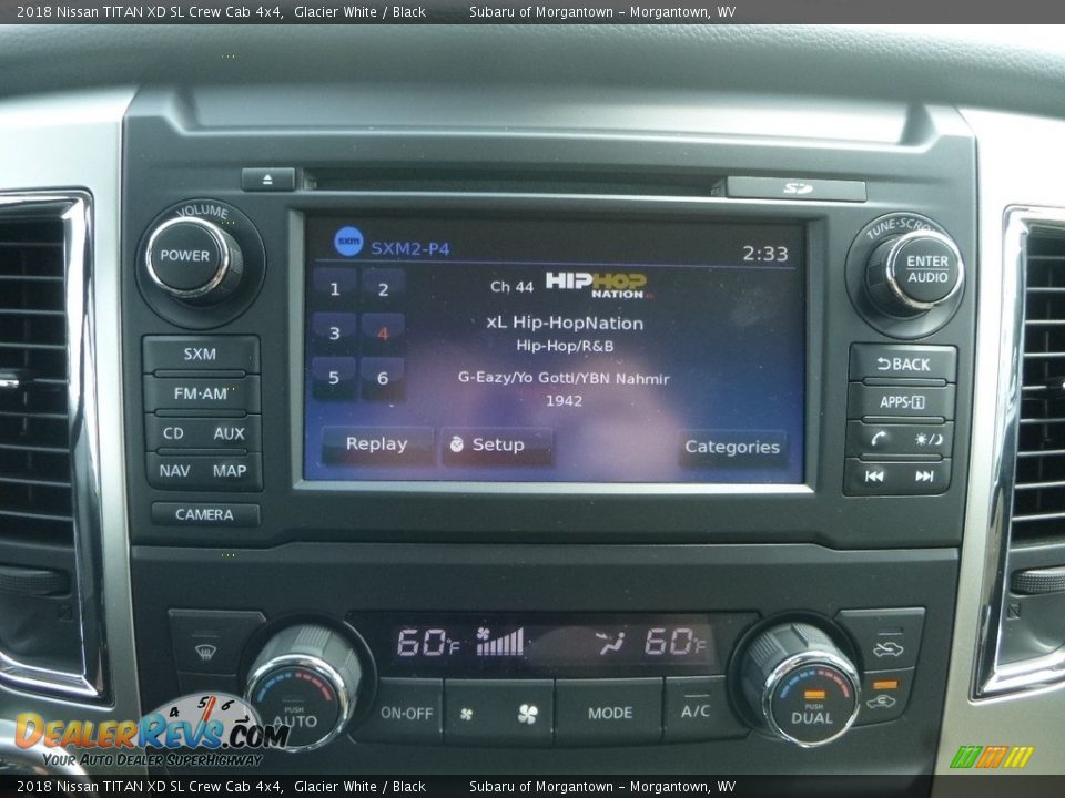 2018 Nissan TITAN XD SL Crew Cab 4x4 Glacier White / Black Photo #17