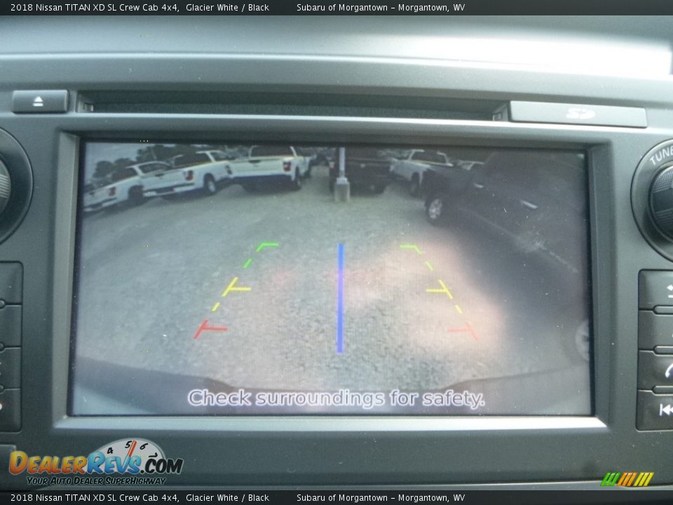 2018 Nissan TITAN XD SL Crew Cab 4x4 Glacier White / Black Photo #18
