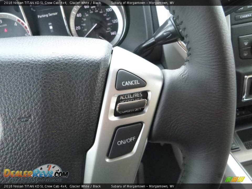 2018 Nissan TITAN XD SL Crew Cab 4x4 Glacier White / Black Photo #19