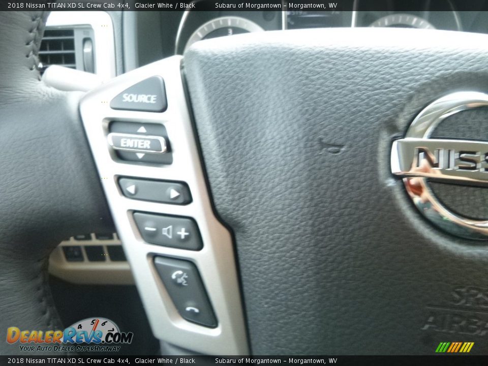 2018 Nissan TITAN XD SL Crew Cab 4x4 Glacier White / Black Photo #20