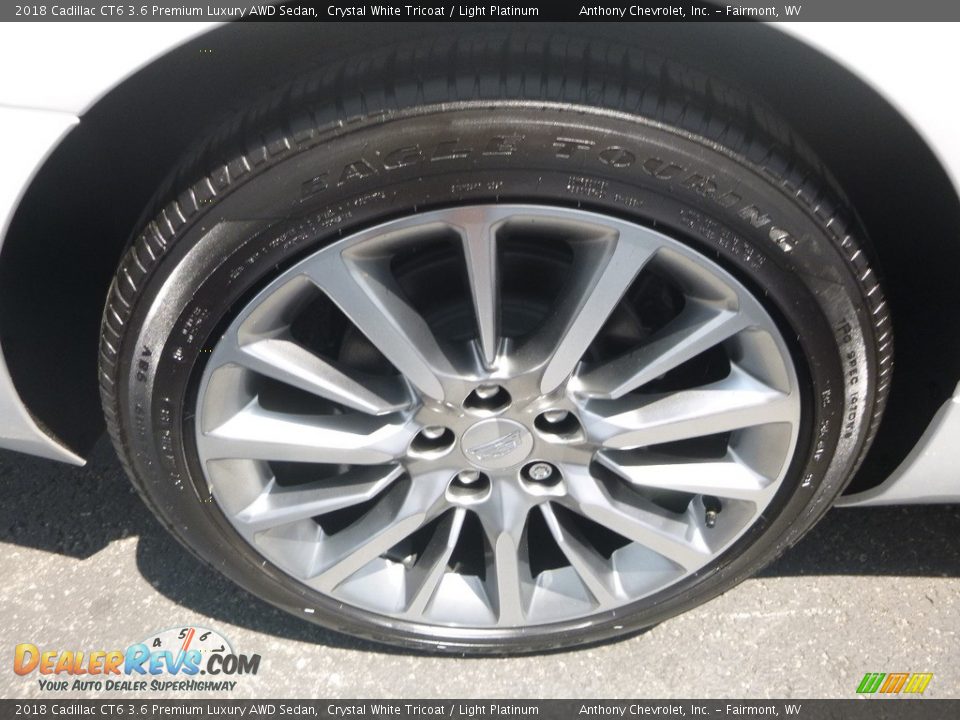 2018 Cadillac CT6 3.6 Premium Luxury AWD Sedan Crystal White Tricoat / Light Platinum Photo #7