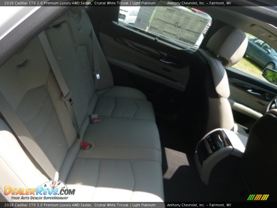 2018 Cadillac CT6 3.6 Premium Luxury AWD Sedan Crystal White Tricoat / Light Platinum Photo #8