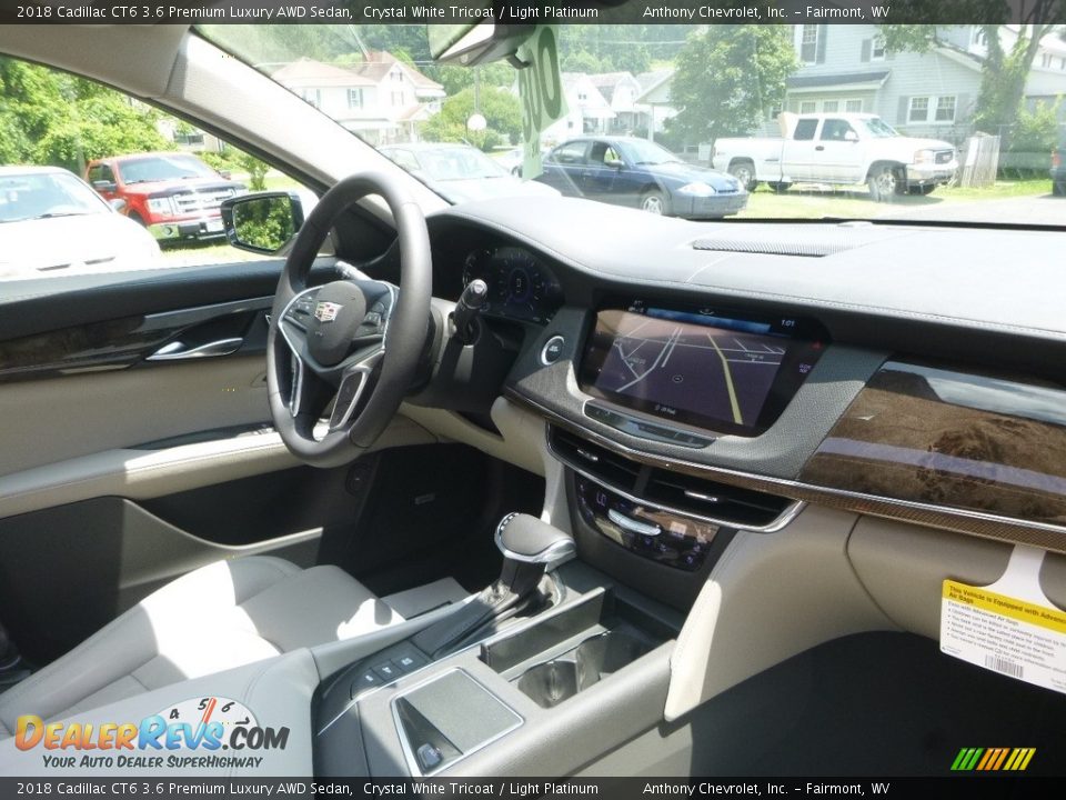 2018 Cadillac CT6 3.6 Premium Luxury AWD Sedan Crystal White Tricoat / Light Platinum Photo #10