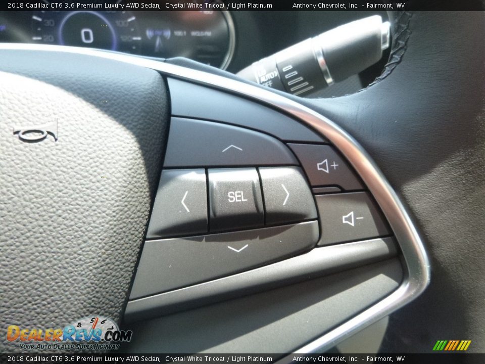 2018 Cadillac CT6 3.6 Premium Luxury AWD Sedan Crystal White Tricoat / Light Platinum Photo #18