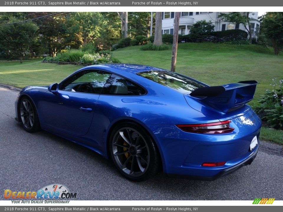 2018 Porsche 911 GT3 Sapphire Blue Metallic / Black w/Alcantara Photo #4