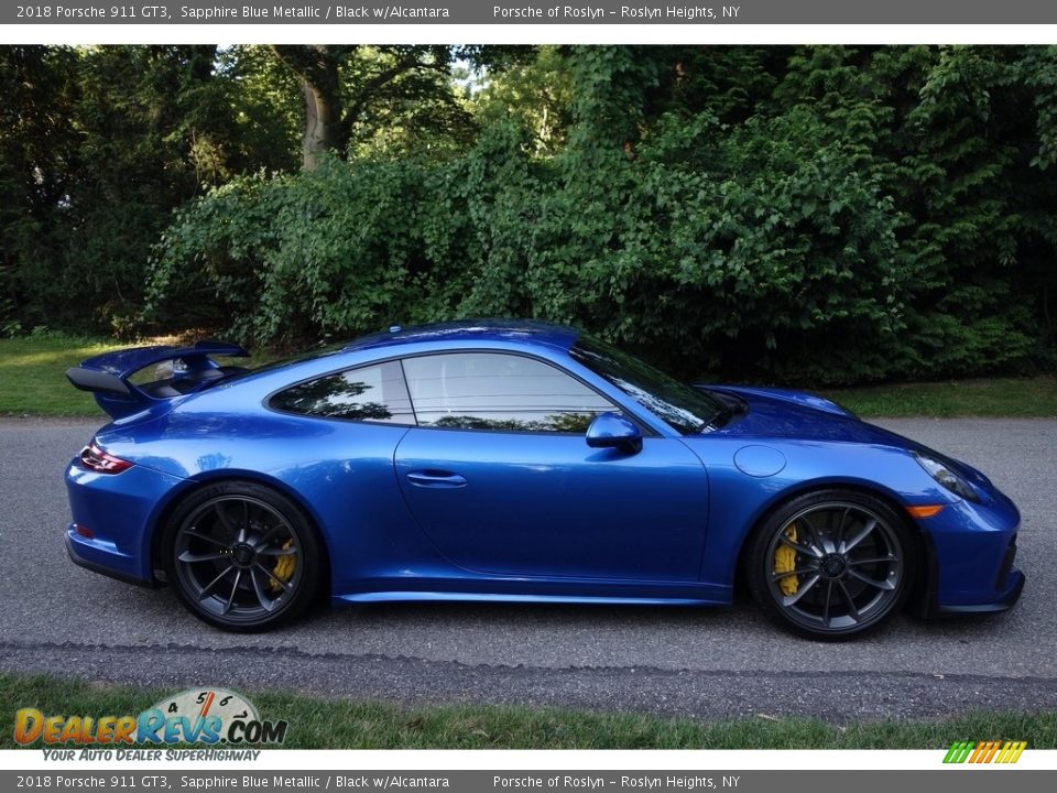 Sapphire Blue Metallic 2018 Porsche 911 GT3 Photo #7