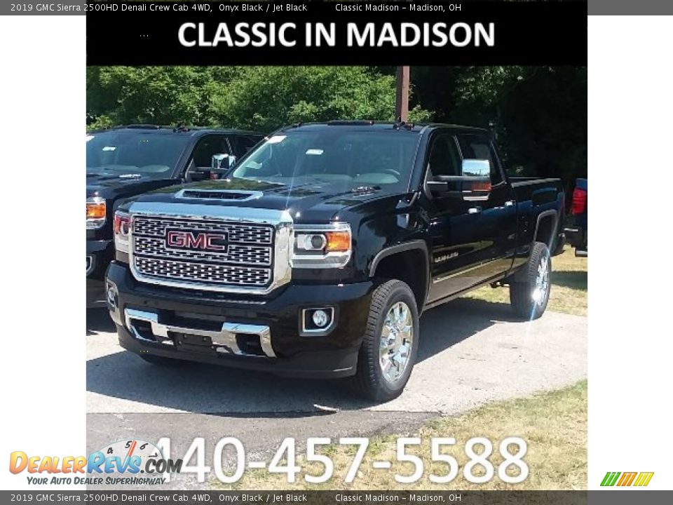 2019 GMC Sierra 2500HD Denali Crew Cab 4WD Onyx Black / Jet Black Photo #1