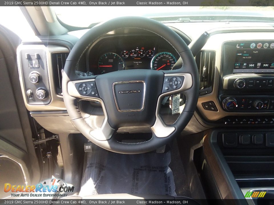 2019 GMC Sierra 2500HD Denali Crew Cab 4WD Onyx Black / Jet Black Photo #6