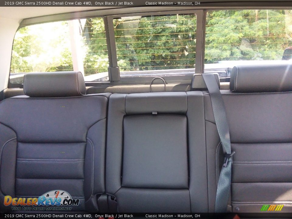 Rear Seat of 2019 GMC Sierra 2500HD Denali Crew Cab 4WD Photo #13
