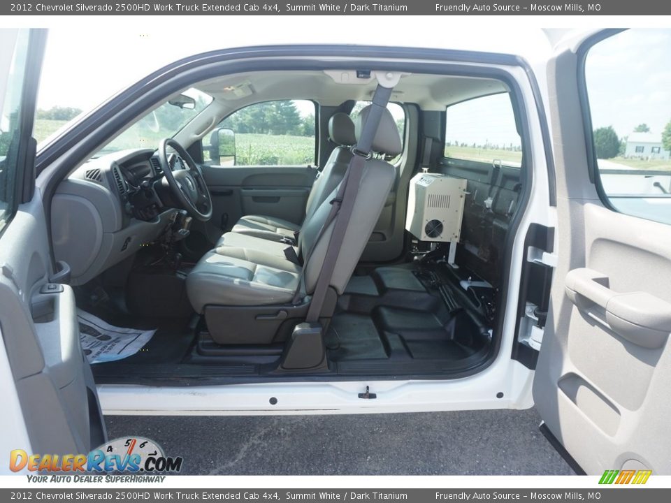 2012 Chevrolet Silverado 2500HD Work Truck Extended Cab 4x4 Summit White / Dark Titanium Photo #5