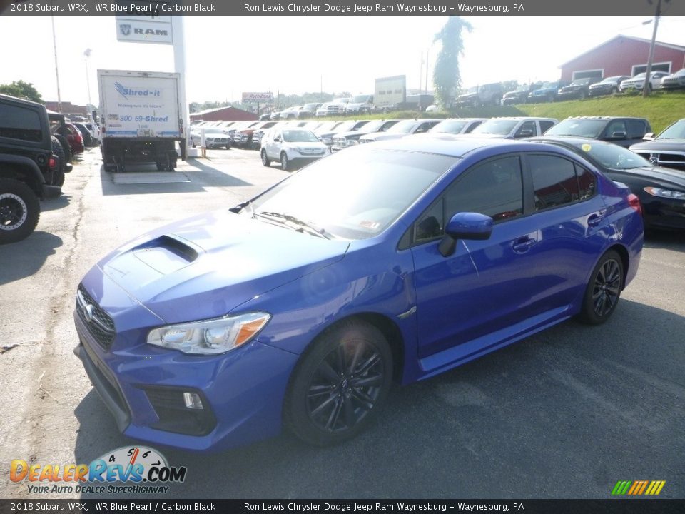 2018 Subaru WRX WR Blue Pearl / Carbon Black Photo #1
