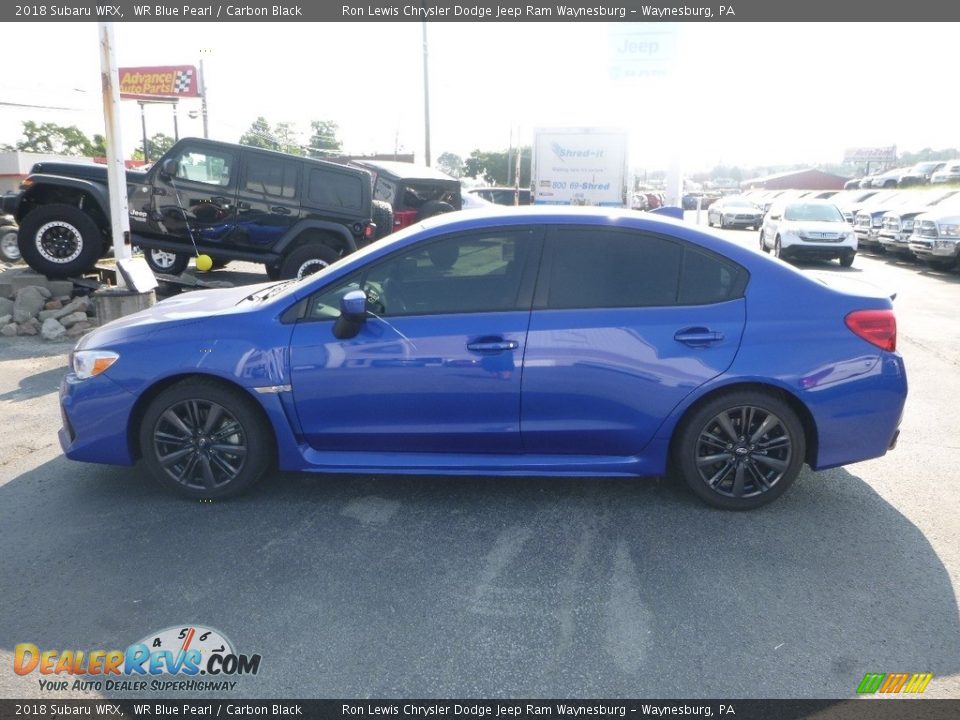 2018 Subaru WRX WR Blue Pearl / Carbon Black Photo #2