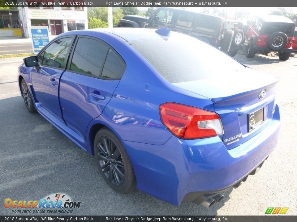 2018 Subaru WRX WR Blue Pearl / Carbon Black Photo #3