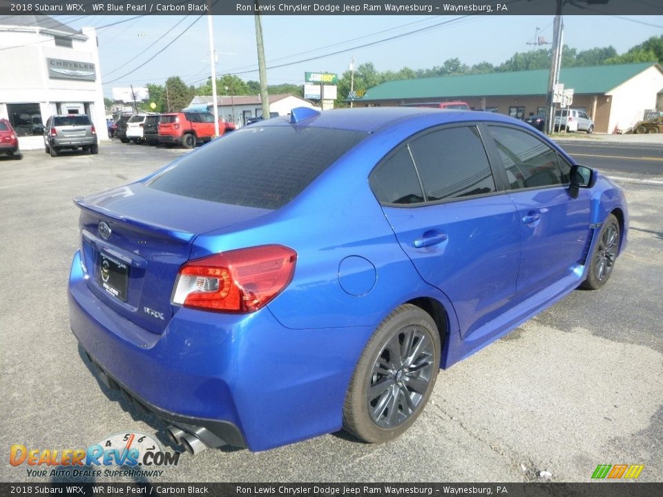 2018 Subaru WRX WR Blue Pearl / Carbon Black Photo #5
