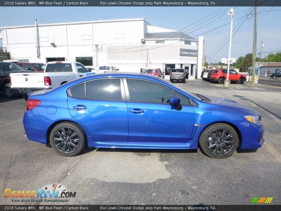 2018 Subaru WRX WR Blue Pearl / Carbon Black Photo #6
