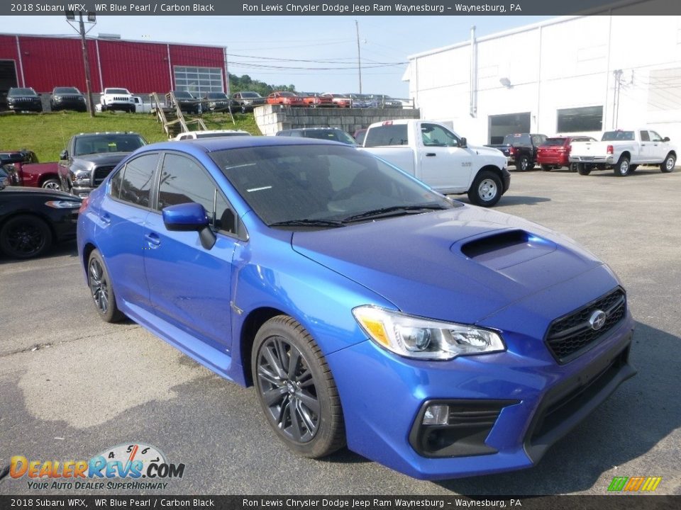 2018 Subaru WRX WR Blue Pearl / Carbon Black Photo #7