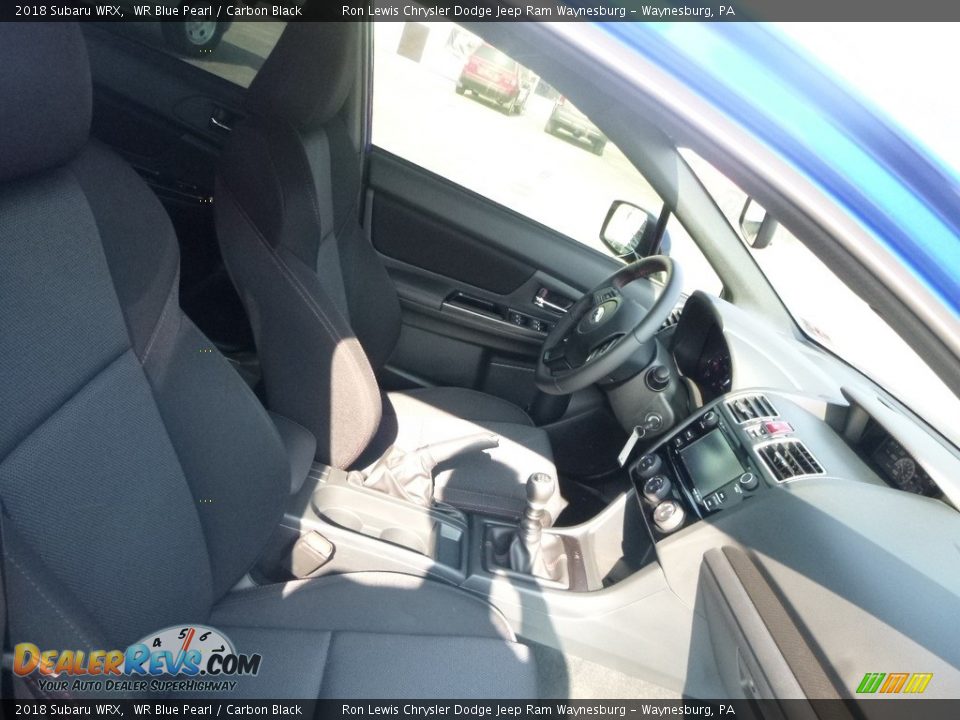 2018 Subaru WRX WR Blue Pearl / Carbon Black Photo #10