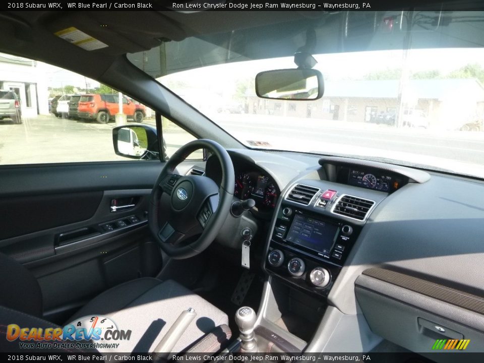 2018 Subaru WRX WR Blue Pearl / Carbon Black Photo #11