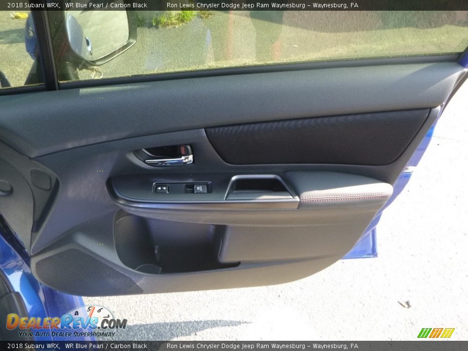 2018 Subaru WRX WR Blue Pearl / Carbon Black Photo #12