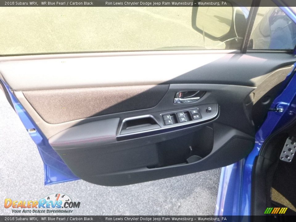 2018 Subaru WRX WR Blue Pearl / Carbon Black Photo #14