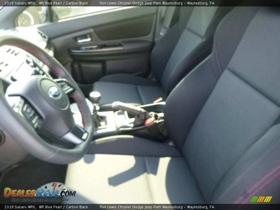 2018 Subaru WRX WR Blue Pearl / Carbon Black Photo #16