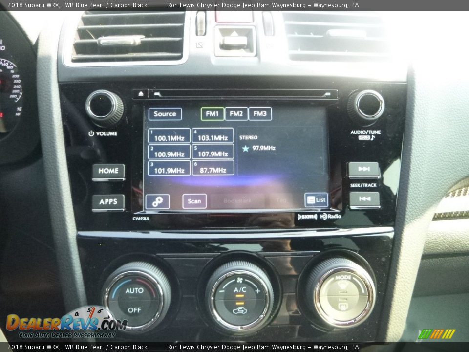 2018 Subaru WRX WR Blue Pearl / Carbon Black Photo #17