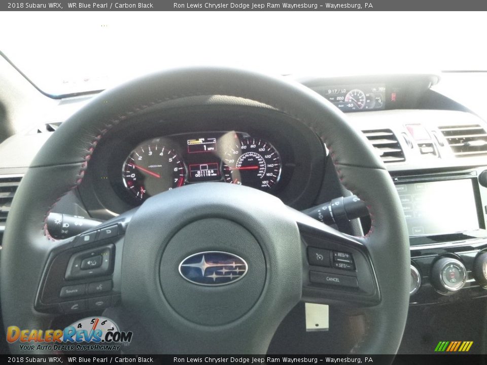 2018 Subaru WRX WR Blue Pearl / Carbon Black Photo #20