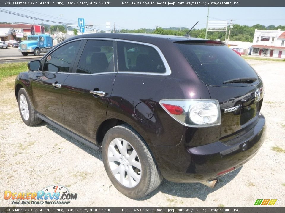 2008 Mazda CX-7 Grand Touring Black Cherry Mica / Black Photo #3