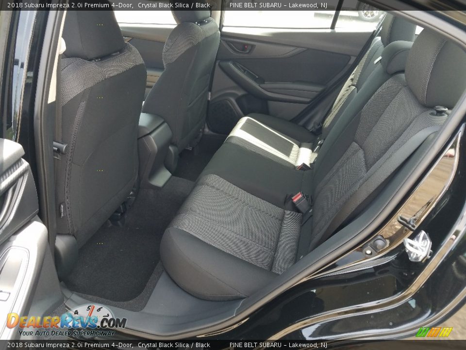 2018 Subaru Impreza 2.0i Premium 4-Door Crystal Black Silica / Black Photo #7