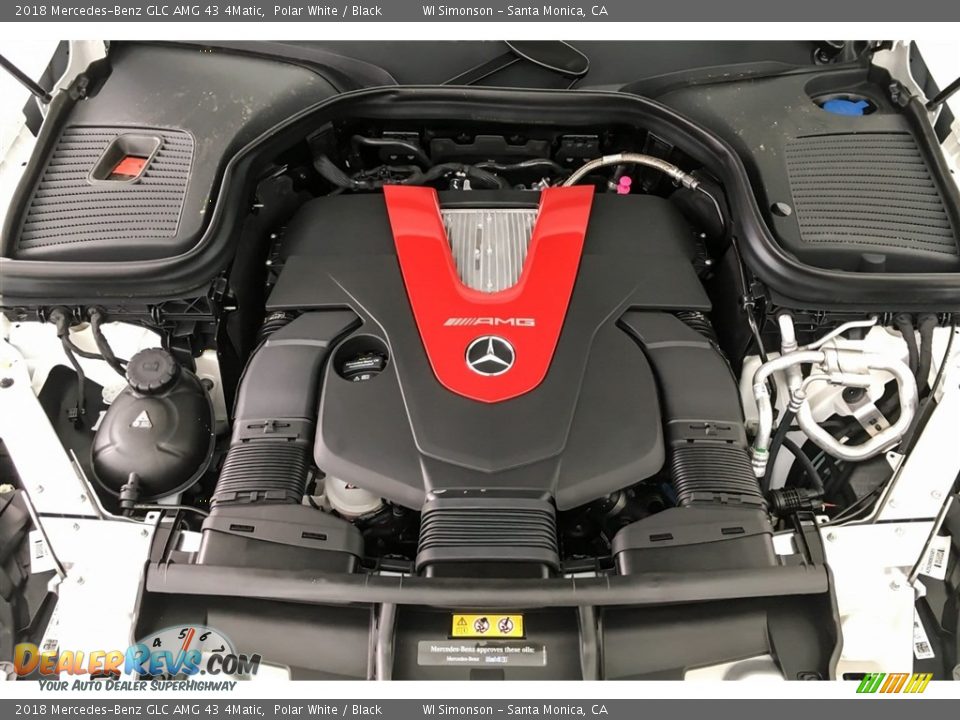 2018 Mercedes-Benz GLC AMG 43 4Matic 3.0 Liter AMG biturbo DOHC 24-Valve VVT V6 Engine Photo #8