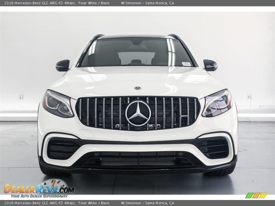 2018 Mercedes-Benz GLC AMG 63 4Matic Polar White / Black Photo #2