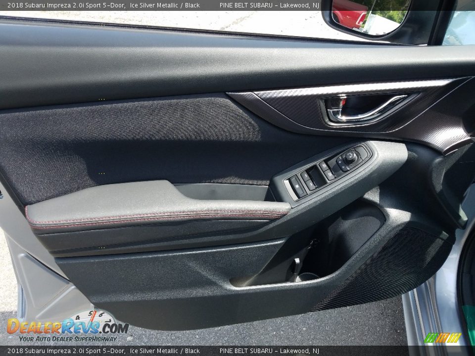 2018 Subaru Impreza 2.0i Sport 5-Door Ice Silver Metallic / Black Photo #6