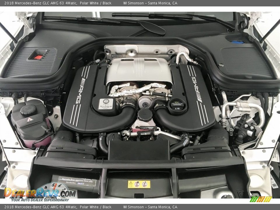 2018 Mercedes-Benz GLC AMG 63 4Matic 4.0 Liter AMG biturbo DOHC 32-Valve VVT V8 Engine Photo #9